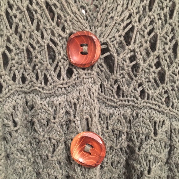 Free People green flowy vest - Picture 2 of 6